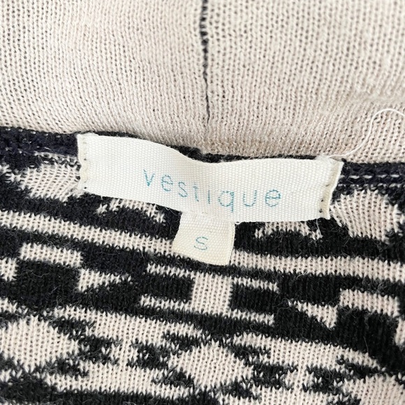 Vestique Boho Azteca Printed Long Sleeve Drapped Open Cardigan Size Small - Picture 7 of 9